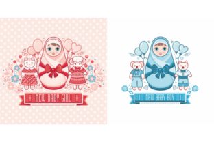 Download Cute Card for Babies. Delicate Colors - Premium Resources